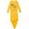 Disney Pixar Monsters Inc. Lion King Winnie The Pooh Simba Mike Baby Long Sleeve Cosplay Swaddle Sleeper Gown and Hat Infant - 4 of 4