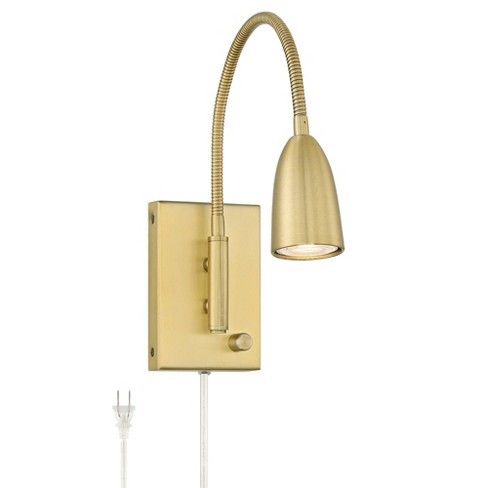 Gold plug store in sconce