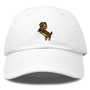 Dalix Dachshund Embroidered Cotton Dad Hat Casual Adjustable Baseball Cap for Dog Lovers Womens - 1 of 4