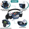 PetAmi Dog Fanny Pack, Pet Waist Belt Treat Pouch for Walking Training Hiking Running, Waste Bag Dispenser, Bottle Holder, Bowl, Pocket - 3 of 4