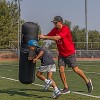 GoSports Inflatable Football Tackling Dummy - Blocking Pad Training Equipment for Football Practice - 4.25 ft Tall - Black - 2 of 4