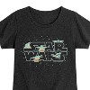 Girls' - The Mandalorian - Grogu Star Wars Fitted Short Sleeve Graphic T-Shirt - 2 of 4