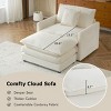 KTMBDW 41.3" Modular Sectional Sofa, Corduroy Couch with Storage Pockets and Ottoman, Modular L-Shape Sofa Upholstered Couches for Living Room - 4 of 4