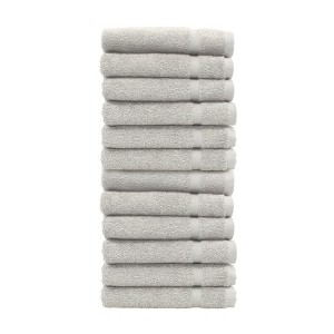 Linum Home Textiles 100% Turkish Cotton Denzi Washcloths (Set of 12) - 1 of 3