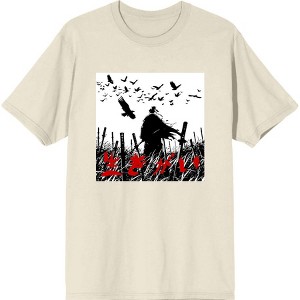Ikigai Ronin Samurai Adult Crew Neck Short Sleeve Tee - 1 of 2