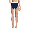 Lands' End Women's Chlorine Resistant Reversible Ultra High Leg High Waisted Bikini Swim Bottoms - 2 of 4