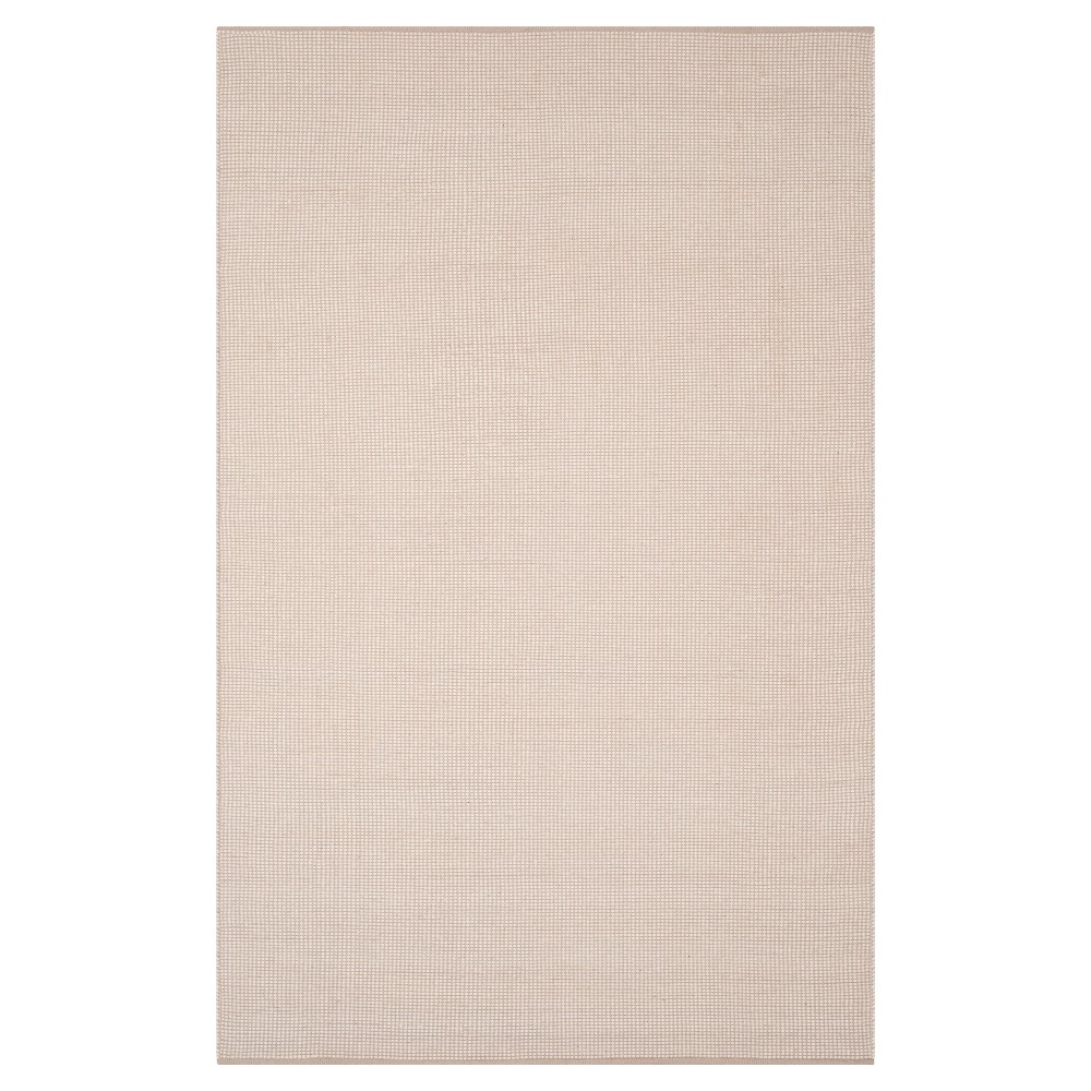 Ivory/Gray Stripe Flatweave Woven Accent Rug - (3'x5') - Safavieh