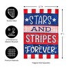 Evergreen Stars and Stripes Forever Burlap Garden Flag 12 x 18 Inches Indoor Outdoor Decor - 3 of 4