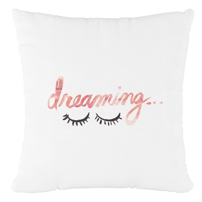 Pink Dreaming Throw Pillow - Skyline 