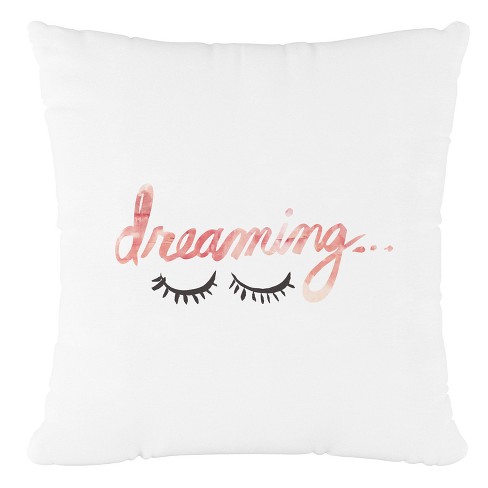 Pink Dreaming Throw Pillow Cloth Company Target