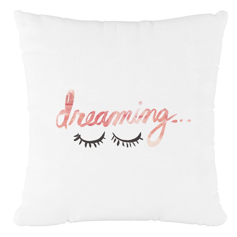 Pink Dreaming Throw Pillow - Skyline Furniture, 1 of 7