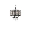 Elegant Lighting Elise 17 inch pendant in black - image 3 of 4