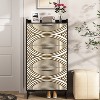 Hommoo Freestanding Shoe Storage Cabinet with 3 Flip Drawers - 2 of 4