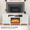 Fireplace TV Stand for TVs up to 80 Inches, Entertainment Center with Storage Drawers & Cabinets for Living Room - 4 of 4