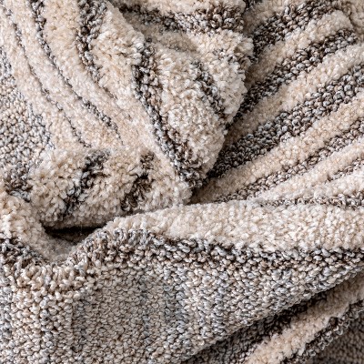 Harlow Briar Modern Tribal Abstract Beige 5' x 7' Synthetic Rug