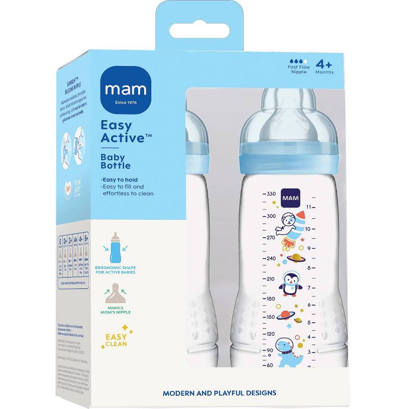 MAM 11 fl oz Easy Active Baby Bottle - 2pk, 2 of 7