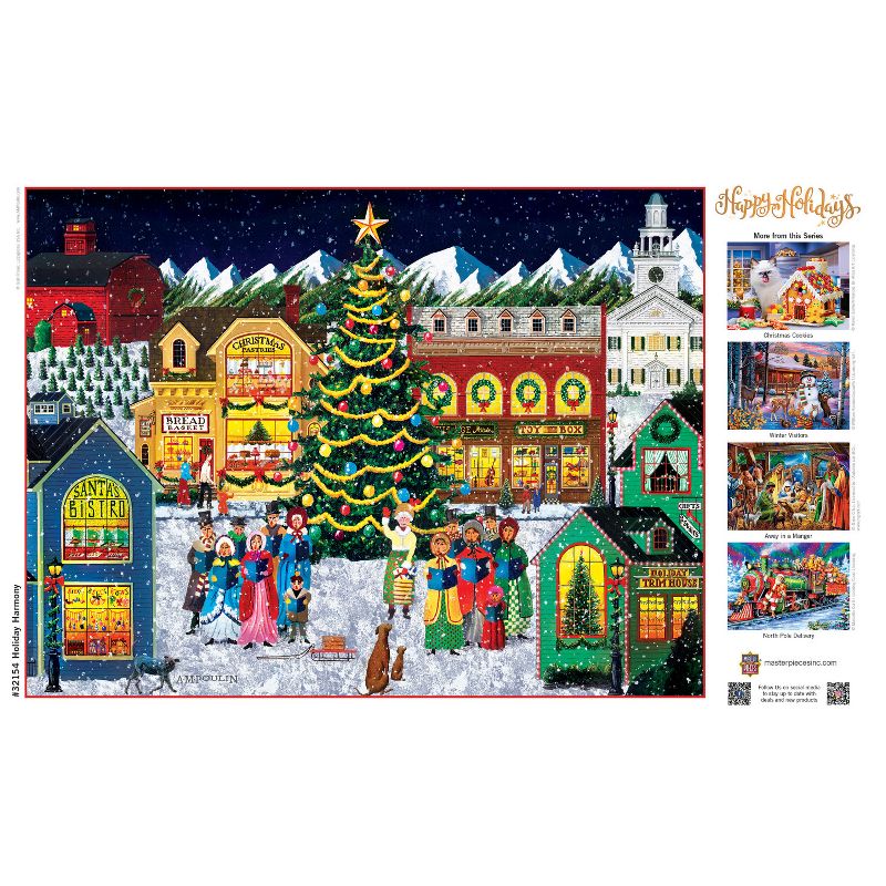 MasterPieces 300 Piece EZ Grip Christmas Jigsaw Puzzle - Holiday Harmony, 5 of 8