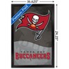 Trends International NFL Tampa Bay Buccaneers - Logo 20 Framed Wall Poster Prints - 3 of 4