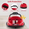 Costway Bumper Car for Kids Electric Ride on Car with Remote Control Joystick Flashing LED Lights - 4 of 4