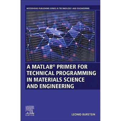 A Matlab(r) Primer for Technical Programming for Materials Science and Engineering - by  Leonid Burstein (Paperback)