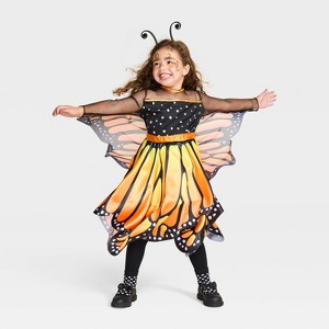 Toddler Monarch Butterfly Costume Dress - Hyde and EEK! Boutique™ - 1 of 3
