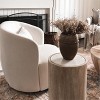 Bella Swivel Barrel Chairs Set Of 2,Armrest 360° Swivel Nursery Chai,27'' Seat Width Velvet Swivel Chair-Maison Boucle - 2 of 4
