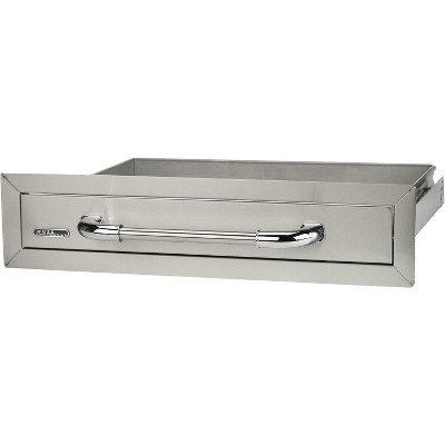 Bull Outdoor Products 09970 Single Drawer, Stainless Steel silver