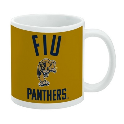 Florida International Panthers Logo Ceramic Coffee Mug Novelty Gift Mugs for Coffee Tea and Hot Drinks 11oz White
