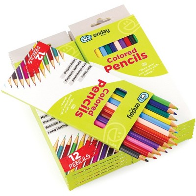 Enday 12 Sharpened Colored Pencils