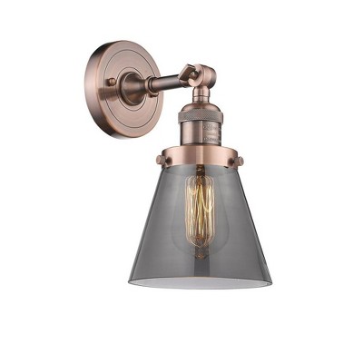 Cone - 1 Light Wall Sconce In Industrial Style-10 Inches Tall and 6.25 Inches Wide