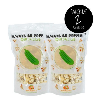 Pearson's Pumpkin Place 3.5 oz Dill Pickle Popcorn - Pack of 2