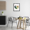 Stupell Industries Heart Shaped Avocado Black Framed Floater Canvas Wall Art - 2 of 4