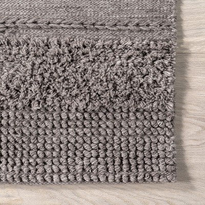 Jermund Textured Cotton-Blend Area Rug