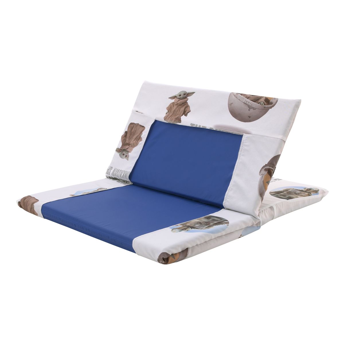 NoJo Star Wars The Mandalorian "The Child" Green, Tan, White Preschool Nap Pad Sheet - thumbnail 3