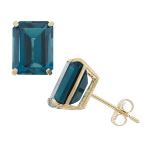 Designs By Gioelli 10K Gold Gemstone Stud Earrings - 1 of 2