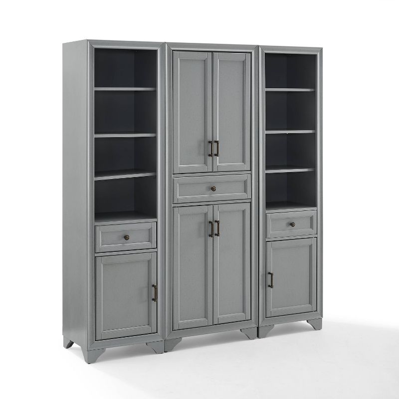 3pc Tara Pantry Set - Pantry and 2 Linen Cabinets -  Crosley, 3 of 18