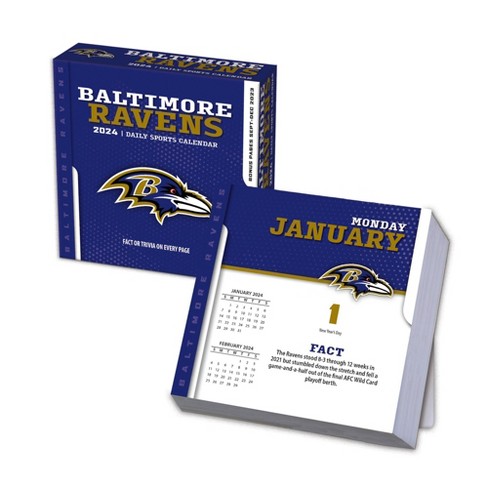 NFL Baltimore Ravens 2023 Wall Calendar