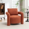 SEYNAR Mid Century Modern Teddy Upolstered Accent Chair with Poilow - 3 of 4