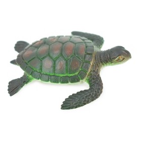Collectible Wildlife Gifts | Sea Turtle, Rubber, Hand Painted, Turtle Design, Realistic Figure, Educational, Model,   Gift,      2"     F591 B35 - 1 of 4