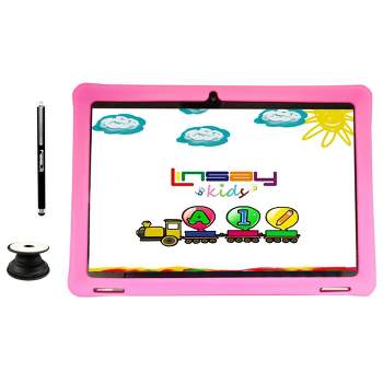 LINSAY 10.1" Kids 2GB RAM 64GB Storage New Android 13 with Kids Defender Case