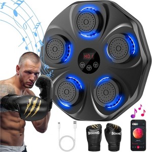 Music Boxing Machine, Interactive Punching Trainer with Boxing Gloves - 1 of 1