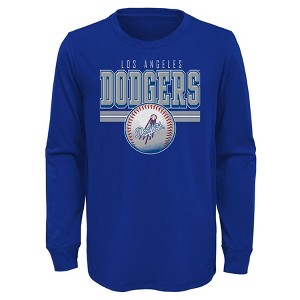 MLB Los Angeles Dodgers Boys' Long Sleeve T-Shirt - 1 of 1