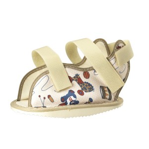 OTC KidsLine Cast Shoe, Rocker Bottom, Pediatric, Fun Print - 1 of 3