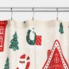 72"x72" Gingerbread Christmas Shower Curtain - Wondershop™ - 3 of 4