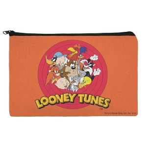 Looney Tunes Group Makeup Cosmetic Bag Organizer Pouch - 1 of 4