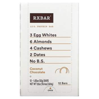 RXBAR Protein Bar, Coconut Chocolate, 12 Bars, 1.83 oz (52 g) Each