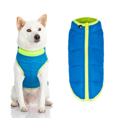 Gooby Comfort Jacket Warm Water Resistant Zip Up Dog Jacket