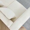 82" Modern L-Shaped Teddy Sectional Sofa, 5-Seater with 3 Pillows - 4 of 4