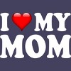 Women's Design By Humans I Love My Mom Bold Text By ArmyTee Racerback Tank Top - 2 of 2