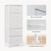 Kumasinova 5 Drawer Dresser with Fabric Bin,Chest of Drawers with Metal Frame & Wood Top,Bedroom Dressers for Living Room,Nursery,Closet,Entryway - 3 of 4